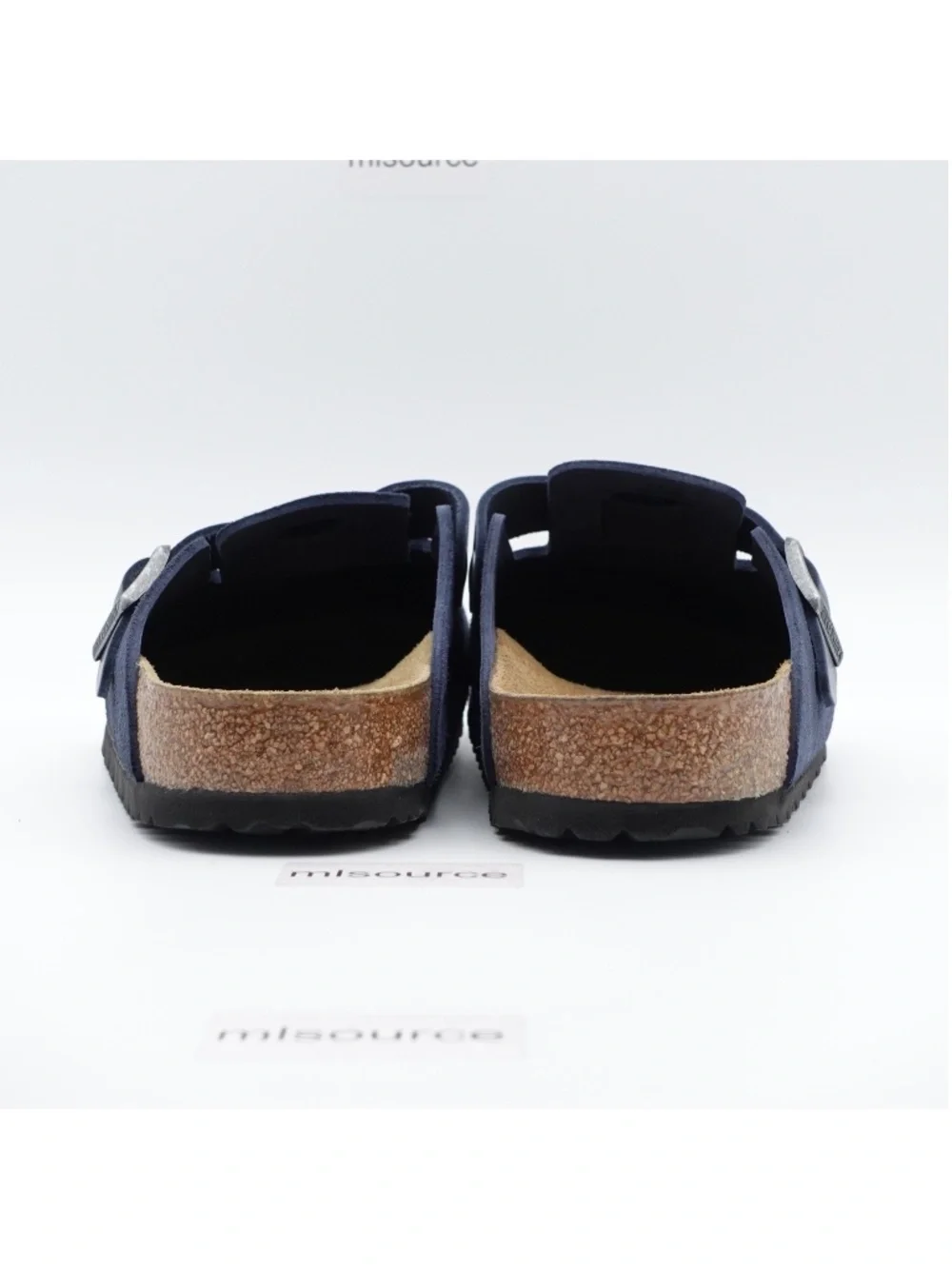 NEW Men's Birkenstock Boston BS Suede Clogs 1030658 New Navy